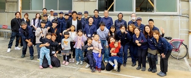 お花見会 集合写真