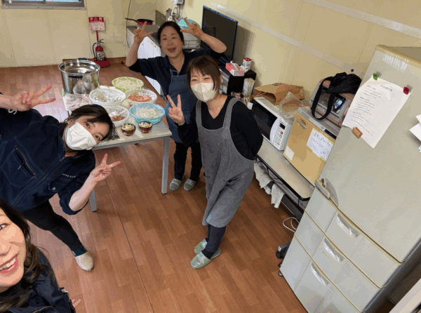 料理の準備風景1